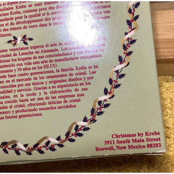 Christmas By Krebs Designer Glass Bulb Ornaments Brandy Red 6 Bulbs In Box - Picture 8 of 9